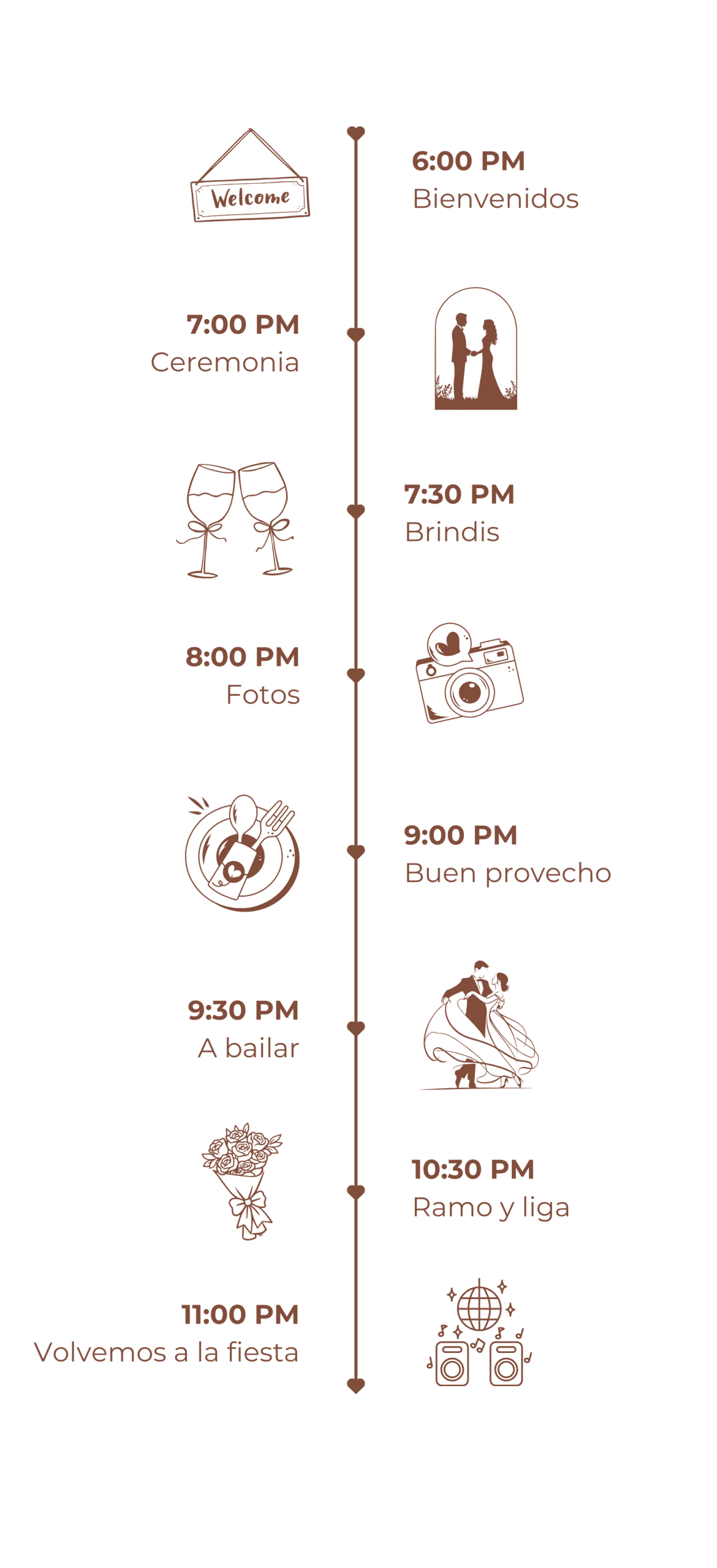 Documento A4 Programa boda casamiento flores elegante blanco (1600 x 2800 px) (1600 x 3000 px) (72)