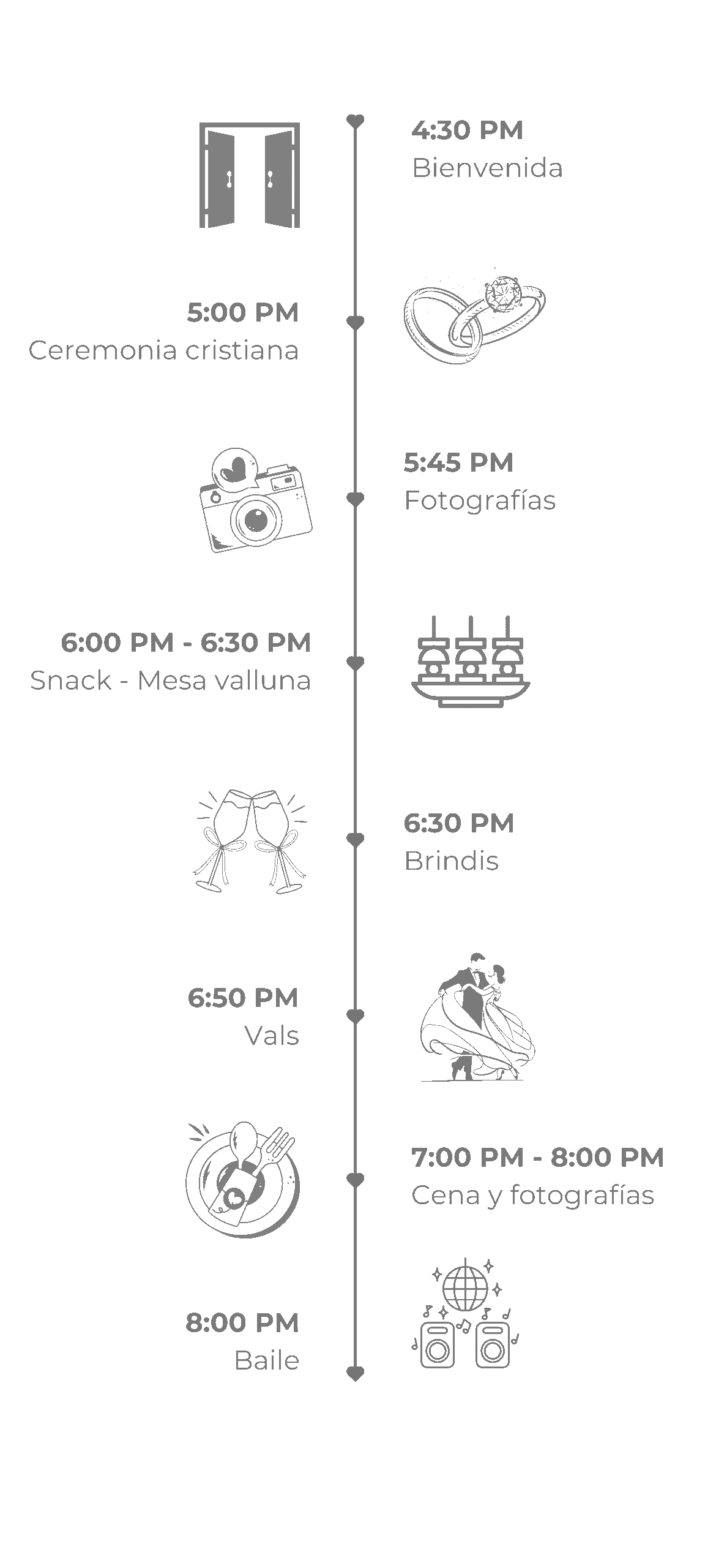 Documento A4 Programa boda casamiento flores elegante blanco (1600 x 2800 px) (1600 x 3000 px) (78)
