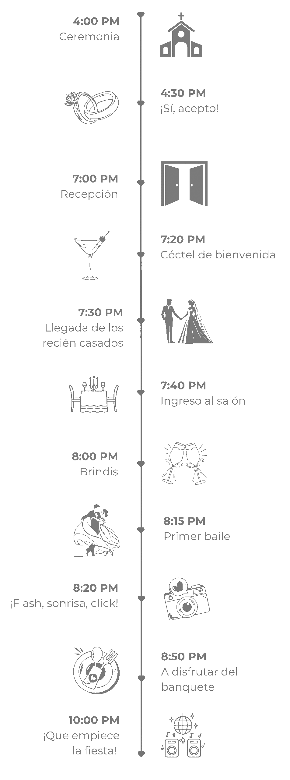 Documento A4 Programa boda casamiento flores elegante blanco (1600 x 2800 px) (1600 x 3000 px) (1600 x 3900 px) (1600 x 4300 px)