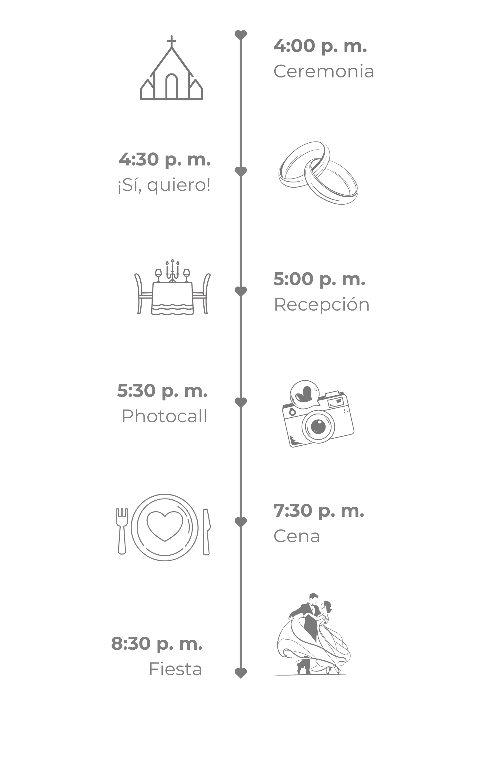 Documento A4 Programa boda casamiento flores elegante blanco (1600 x 2800 px) (3)