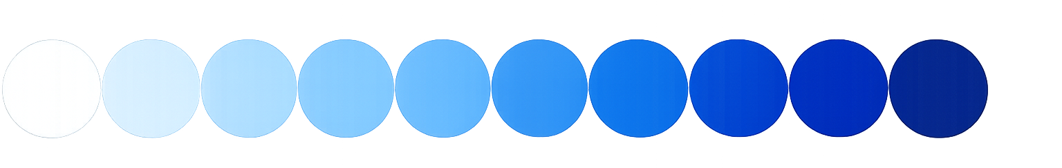 blanco y azul